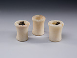 Model Ointment Jar from a Foundation Deposit, Travertine (Egyptian alabaster)