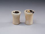 Model Ointment Jar from a Foundation Deposit, Travertine (Egyptian alabaster)
