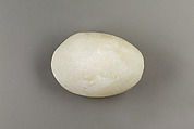 Clam-shell-shaped Hammer, Travertine (Egyptian alabaster)