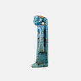 Goddess amulet, faience