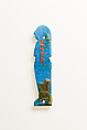 Son of Horus (Imseti) from Bead Net, Blue faience
