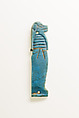 Son of Horus (Hapy) from Bead Net, Blue faience