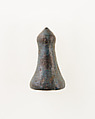 Cone-shaped Game Piece, Faience