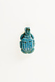 Scarab amulet, Blue Faience