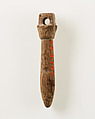 Papyrus Column (wadj) Amulet, Wood