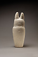 Dummy canopic jar with jackal head, Limestone