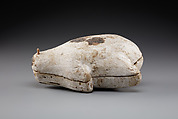 Container in the Shape of a Duck, Wood (Sycomore?), stucco, pitch