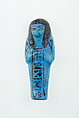 Worker Shabti of Nauny, Faience