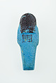 Worker Shabti of Nauny, Faience