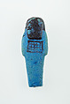 Worker Shabti of Nauny, Faience