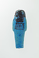 Worker Shabti of Nauny, Faience