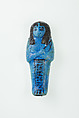 Worker Shabti of Nauny, Faience