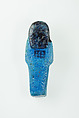 Worker Shabti of Nauny, Faience