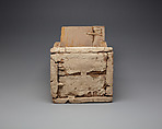 Shabti Box of Nauny, Sycomore, stucco, paint