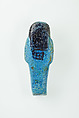 Worker Shabti of Nauny, Faience