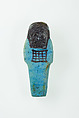 Worker Shabti of Nauny, Faience