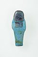 Worker Shabti of Nauny, Faience