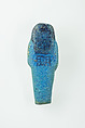 Worker Shabti of Nauny, Faience