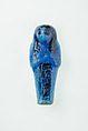 Worker Shabti of Nauny, Faience