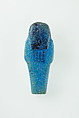 Worker Shabti of Nauny, Faience