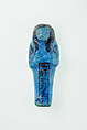 Worker Shabti of Nauny, Faience