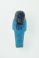 Worker Shabti of Nauny, Faience