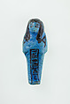 Worker Shabti of Nauny, Faience