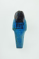 Worker Shabti of Nauny, Faience