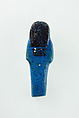 Worker Shabti of Nauny, Faience