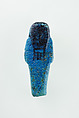 Worker Shabti of Nauny, Faience