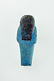 Worker Shabti of Nauny, Faience