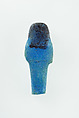 Worker Shabti of Nauny, Faience