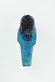 Worker Shabti of Nauny, Faience