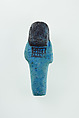 Worker Shabti of Nauny, Faience