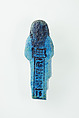 Overseer Shabti of Nauny, Faience