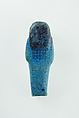 Worker Shabti of Nauny, Faience