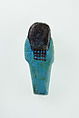 Worker Shabti of Nauny, Faience