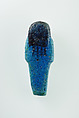 Worker Shabti of Nauny, Faience