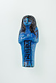 Worker Shabti of Nauny, Faience