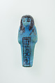 Worker Shabti of Nauny, Faience