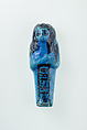 Worker Shabti of Nauny, Faience