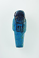 Worker Shabti of Nauny, Faience