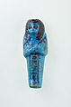 Worker Shabti of Nauny, Faience