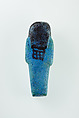 Worker Shabti of Nauny, Faience