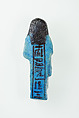 Overseer Shabti of Nauny, Faience