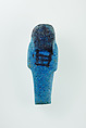 Worker Shabti of Nauny, Faience