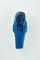 Worker Shabti of Nauny, Faience