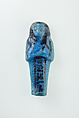 Worker Shabti of Nauny, Faience