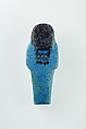 Worker Shabti of Nauny, Faience