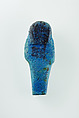 Worker Shabti of Nauny, Faience